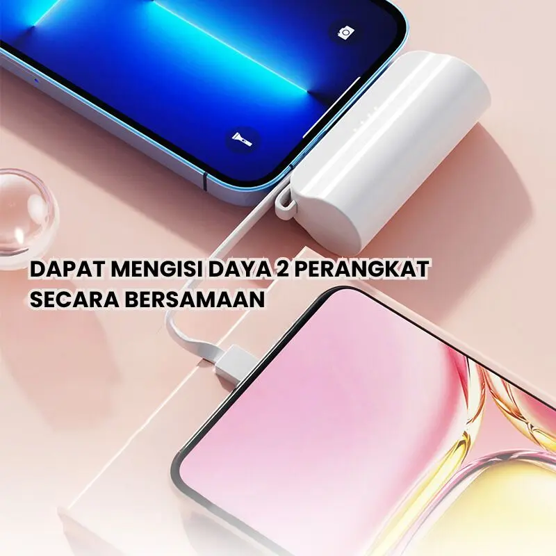 MIPOW Mini Powerbank 5000 mAh Power Bank Kapsul Type C Lightning iOS Mini Portable Pawerbank For iPhone 4