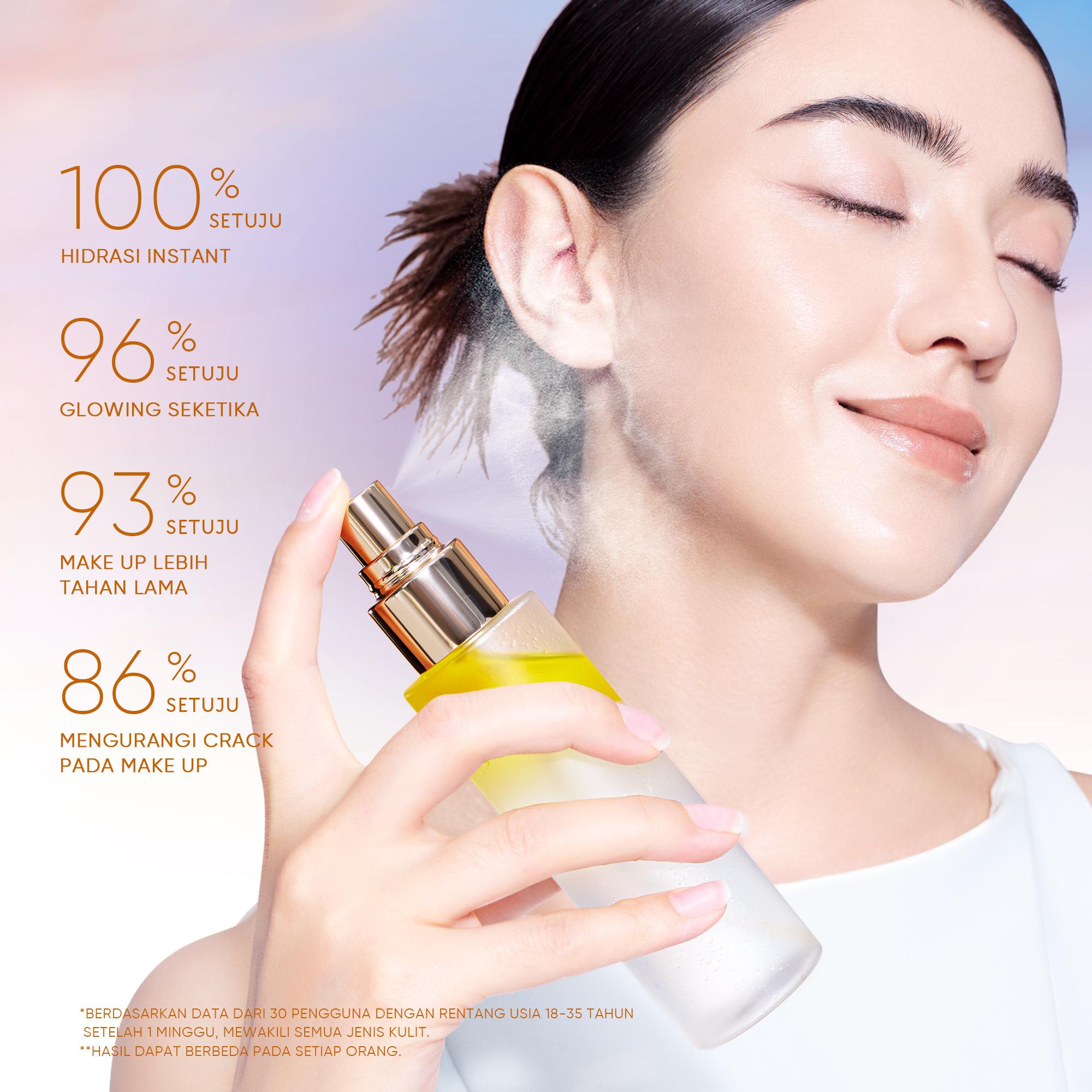 【New】SKINTIFIC 2pcs Makeup Skintint + Glowing Serum Spray 50ml Glowing Seharian, Gak Takut Kusam! |  Skin Tint: Meratakan warna kulit & bikin cerah natural , Glowing Serum Spray: Melembapkan