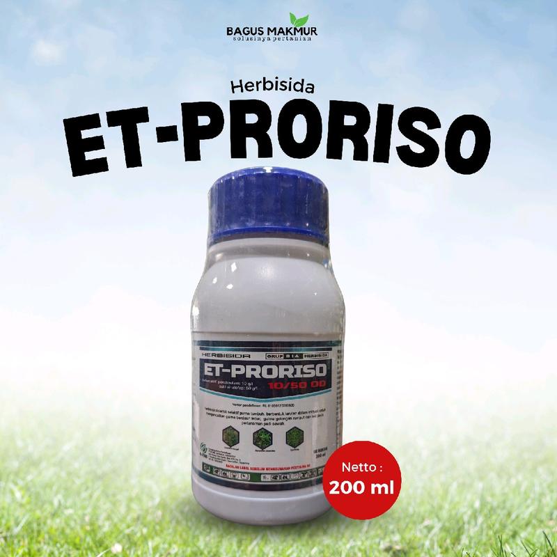 HERBISIDA ET-PRORISO SELEKTIF PADI (AMAN UNTUK PADI ) 200 ML 0