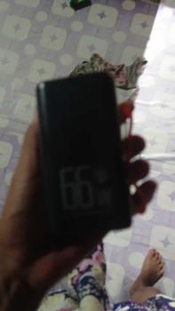 Product Review of powerbank ip  60000mAh ori 66W Super Fast Charging dengan LED Display dan 3 Port Keluaran USB  4 Hitam Charger Powerbank Jam Plastik Putih lightning usb 3.0 power bank 60000 original from Y**I L**I 0