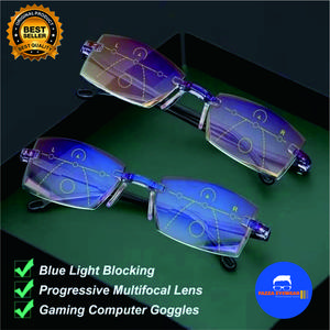BELI 1 GRATIS 1 Kacamata Baca Plus Auto Fokus/Anti Radiasi/Blueray/Kacamata 2 Fungsi Baca Dan Jalan Laki-laki Perempuan Gratis Box dan Lap Lensa