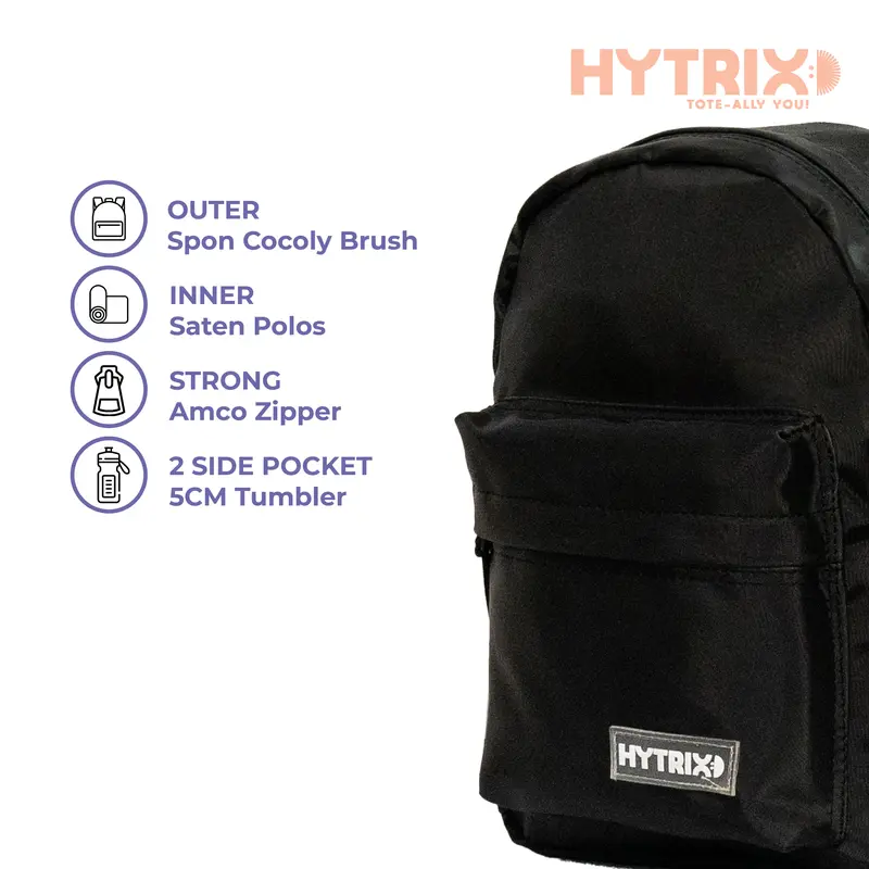 HYENA x HYTRIX  [MD13] -  Finnesse Series Backpack Mini  - Ransel Tas Fahion Korea Stylish 1