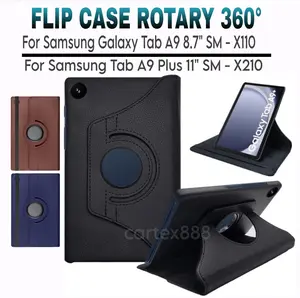 Case Rotary For Samsung Tab A9 A9+ Plus / case tab a9 /for case samsung tab a9 /for case samsung tab a9+ /for casing samsung tab a9 /for casing samsung tab a9+ \for samsung tab a9 plus