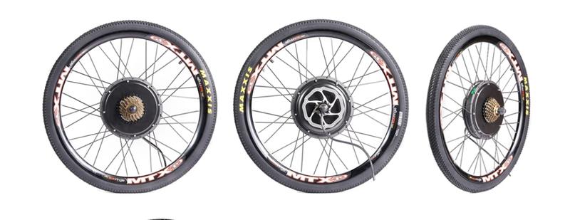 Product Introduction of CSC Electric Bike Conversion Kits 36V 250W 350W Front Rear Wheel hub motor 48V 1OOOW 15OOW Electric Bicycle Brushless MTX rim 11