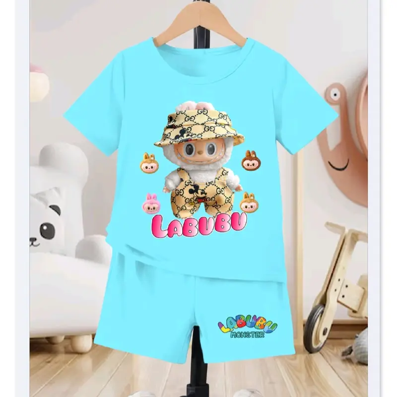 Setelan anak laki laki & perempuan/ fashion anak terbaru lengan pendek umur 1-4 TH 5