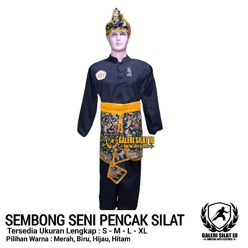 Sembong Pencak Silat - Kain Seni Pencak Silat - Dodot Silat IPSI - Atribut Seni Silat - Aksesories Seni Silat Batik Prada - Jarik Prada 7