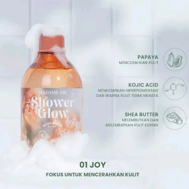Madam Gie Shower Glow - Hypoallergenic Sabun Mandi 3