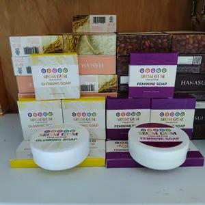 PAKET MURAH 5 PCS BONUS WADAH SABUN SEOMGUM GLOWING SOAP KEMASAN BENING ORIGINAL 100%