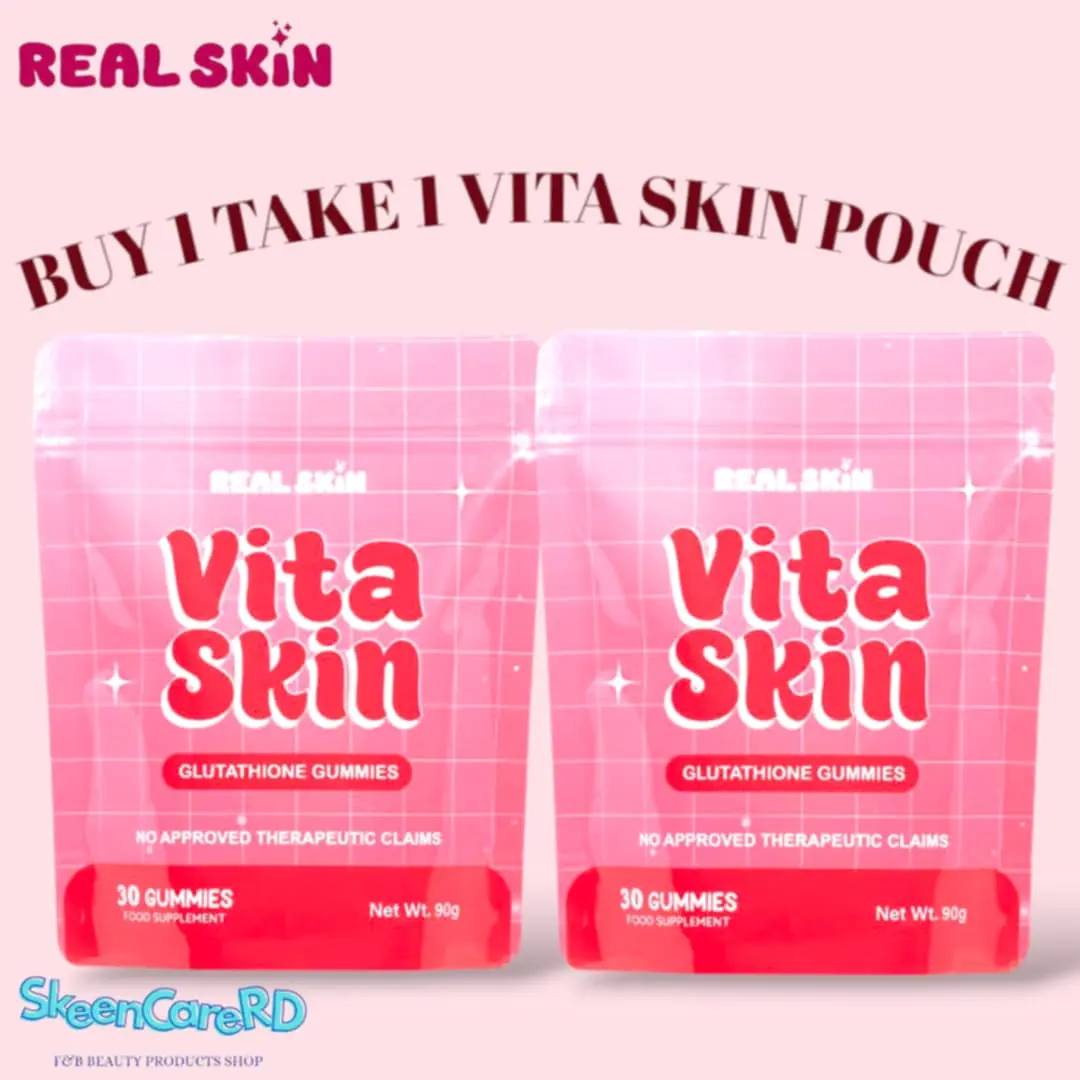 REAL SKIN Vita Skin Glutathione Gummies Buy 1 Take 1 - All Natural FDA  Approved & Halal Certified Beauty Supplement