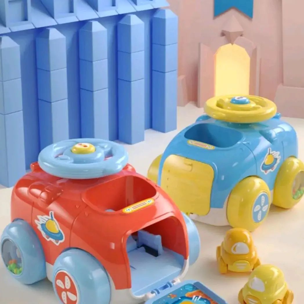 Pull Back Catapult Cars Toy Toddler Fun Toy baby three