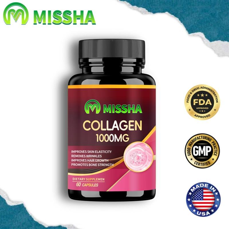 Missha Collagen Kapsul Memperbaiki elastisitas kulit Tingkatkan kekuatan tulang