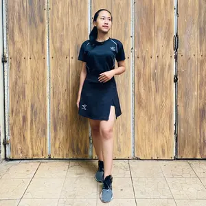 One Set : Baju Jersey + Rok Celana (Span belah)