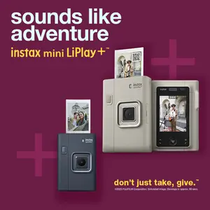 FUJIFILM Instax Mini LiPlay+ / Liplay Fuji Instax Mini Li Play Plus Hybrid Instant Camera Printer Garansi Resmi