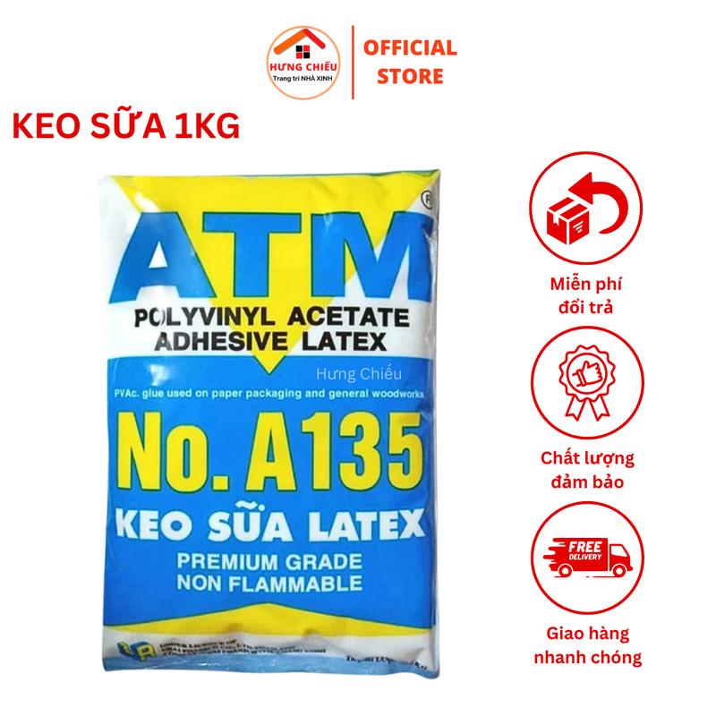 Keo sữa dán thảm simili thảm nhựa lót sàn vân gỗ composite Latex No.A135 - Hưng Chiếu