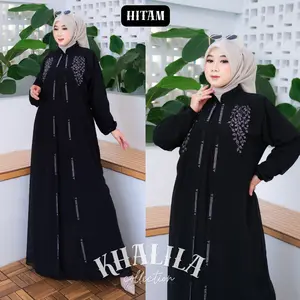 Gamis Abaya kirena Series Gamis Mewah Ukuran S M L XL XXL Gamis Kondangan Muslim Dress
