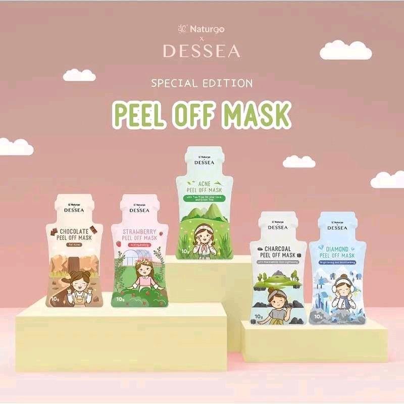 Dessea x Naturgo Peel Off Masker 10gr Masker Wajah Cerah 1