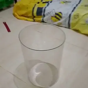 GiantMeng - Tempat Sampah Transparan 12L Aesthetic | Meja, Dapur, Kamar Mandi & Kantor