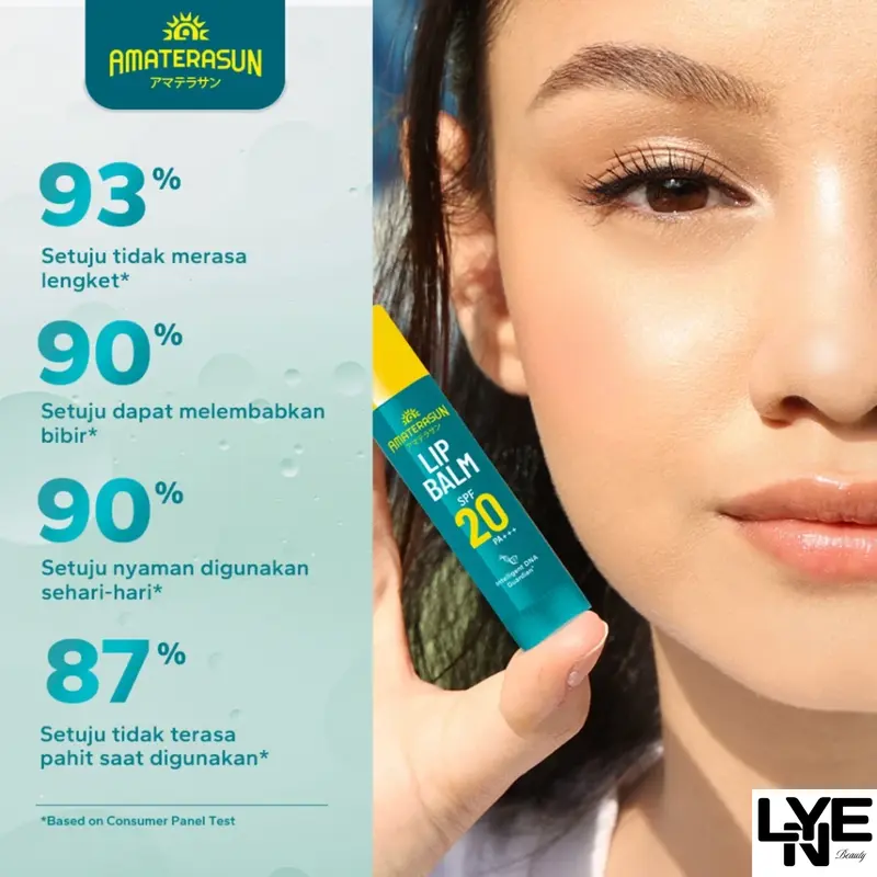 Amaterasun Lip Balm SPF 20 PA+++ 4,5gr Bibir Terlindungi dari Sinar Matahari 5