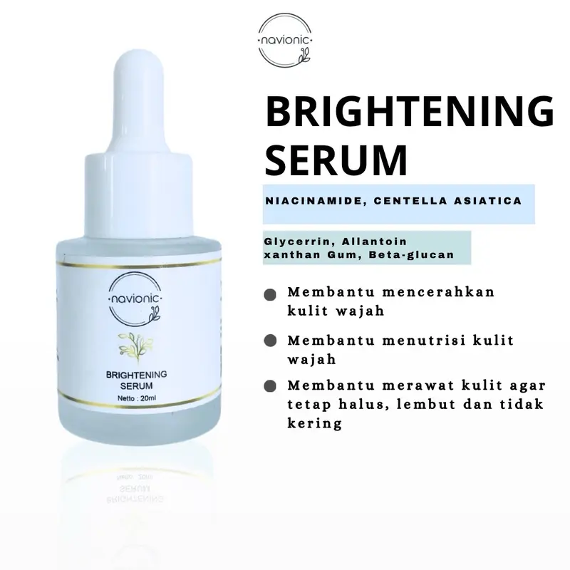 PAKET BASIC BRIGHTENING NAVIONIC 5PCS BPOM 4
