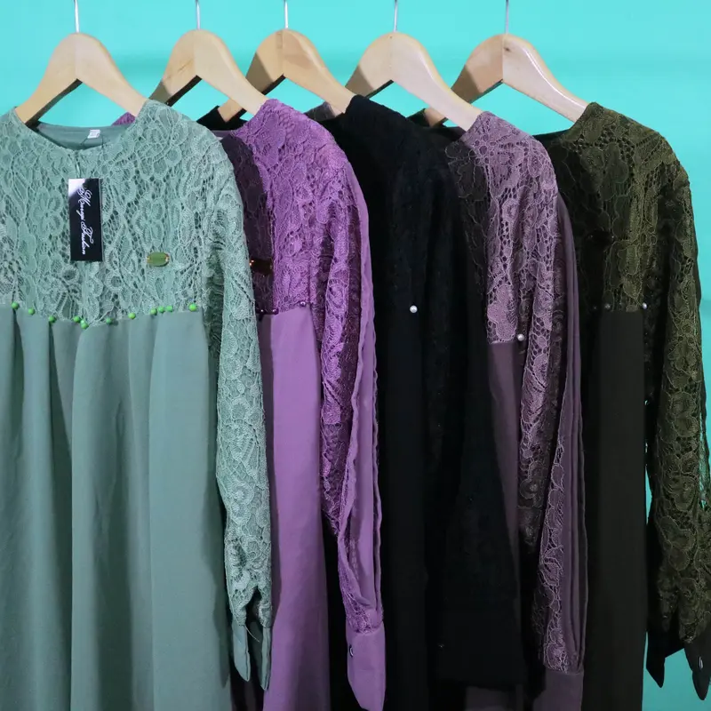 Inara Dress Kids Syari Baju Gamis Muslim Cantik Motif Brukat Bunga Anak Perempuan Ceruty Babydol Premium 5-12 Tahun Size L dan XL Panjang dan Tanggung Shakila Set Kerudung Pasmina Lebaran 2025 6
