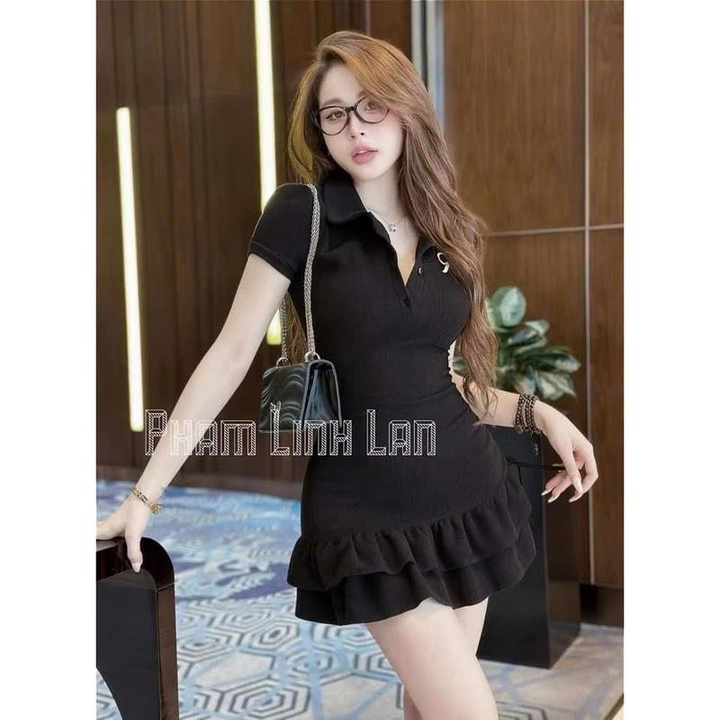 Product Introduction of đầm dự tiệc - đầm thiết kế thêu nơ kiểu dáng rút eo tôn dáng TN126 9