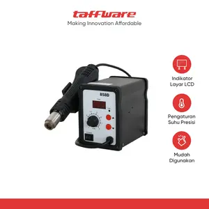 Taffware 858D Desoldering Heat Gun dengan Station 220V 750W