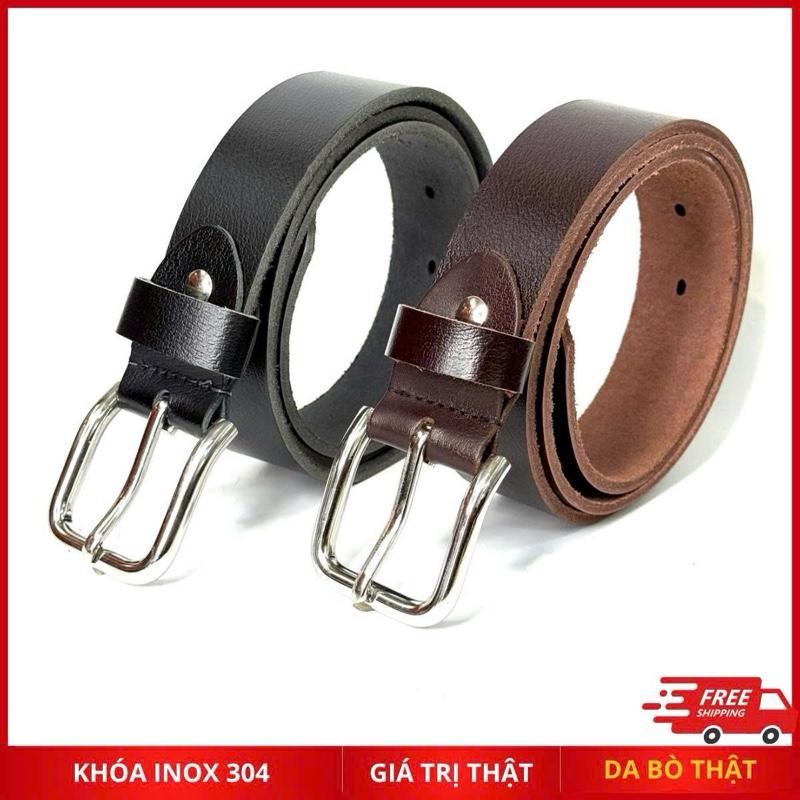 Thắt lưng da bò thật khoá inox 304 . Dây nịt da bò . Dây thắt lưng da bò cắt thô. Thắt lưng quần bò. Thắt lưng quần jean. Đinh đục lỗ dây lưng