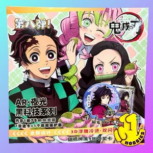 ELEVEN HOBBIES - DEMON SLAYER Pin Card Kartu Koleksi Merchandise Anime Blind Pack