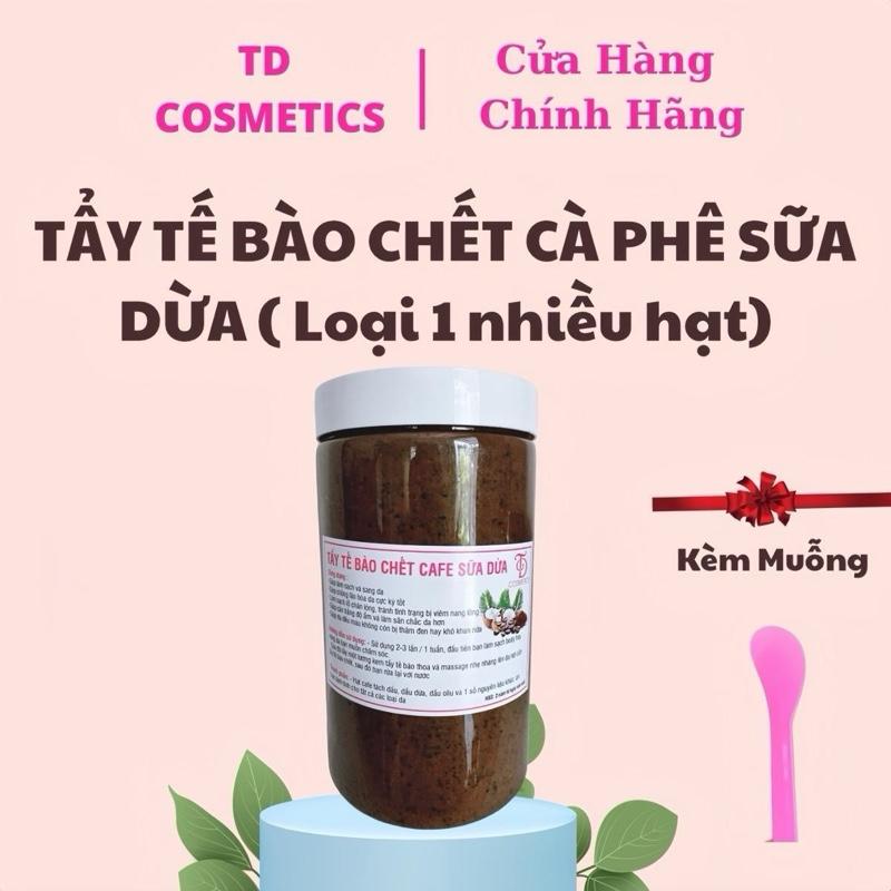  1 Hũ Tẩy tế bào chết cà phê sữa dừa {950gam }. Dành cho Mặt Và Body. Dưỡng da body Dưỡng Body Làm Đẹp Da Nữ Women. Kèm 1 muỗng 