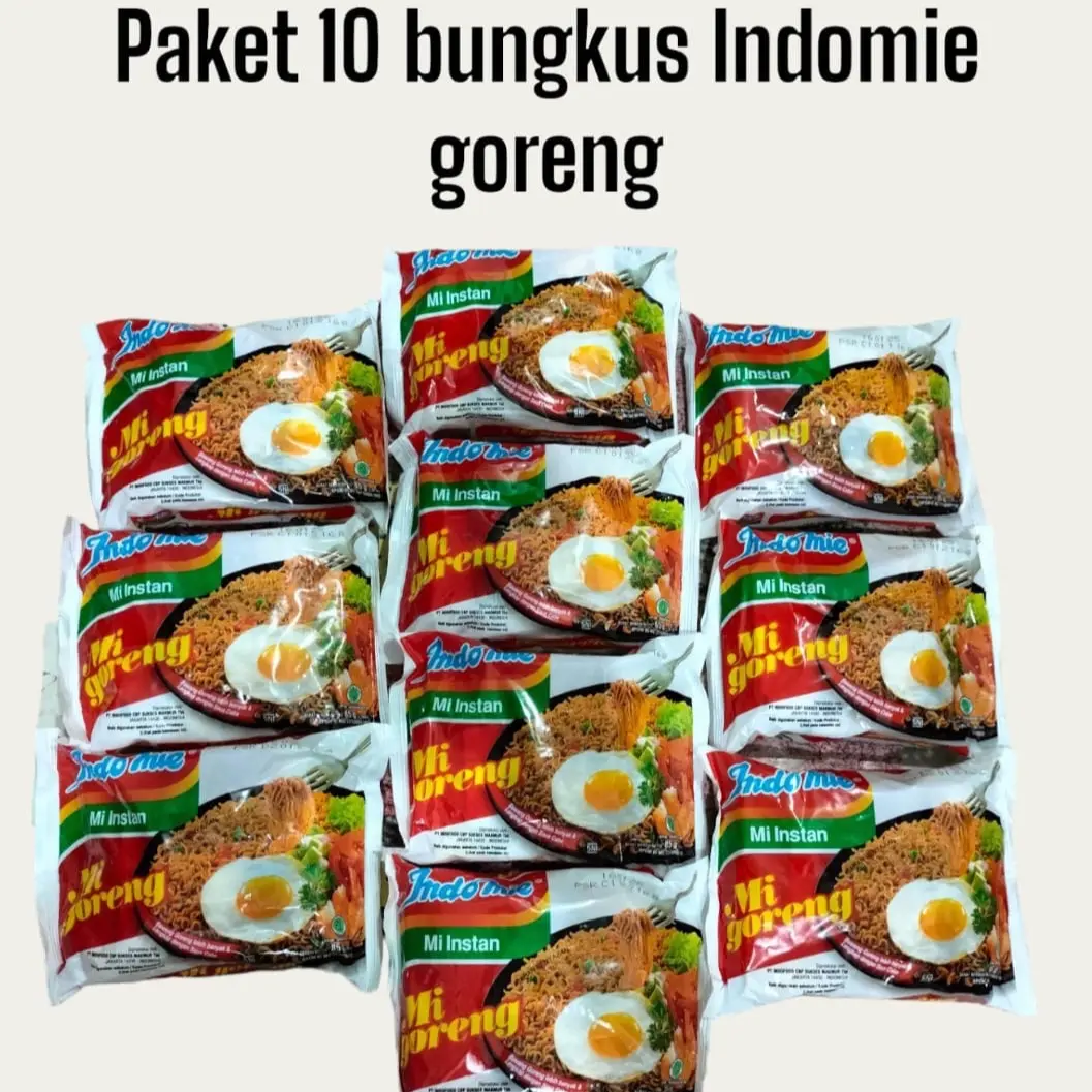 Paket Kenyang 10 Bungkus Indomie Goreng Instan Food Noodles