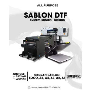 TAMBAHAN SABLON DTF (DIGITAL TRANSFER PRINTING) FULLCOLOUR CUSTOM SATUAN | HARGA 1 SISI