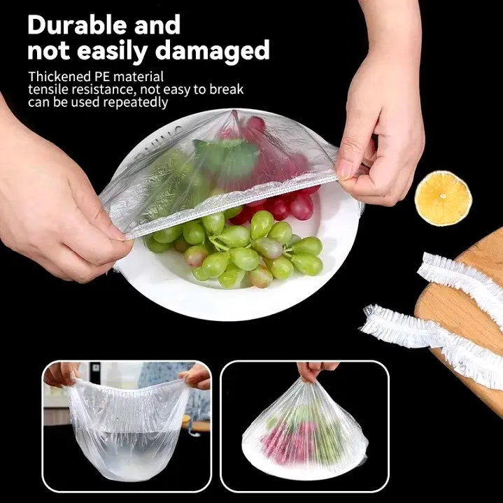 [100 Pcs] Plastik Pelindung Makanan Food Grade Kedap Udara - Wadah