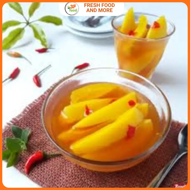 [3F FOOD] Beli 2 gratis 1 Manisan buah mangga pedas 250/500g, Gula asli, Kualitas premium Frozen 5