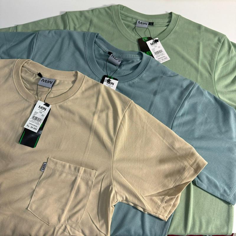 PART 1 PILIH WARNA Promo Paket 2 Pcs 50 Ribu Kaos Polos Pocket Saku Pria dan Wanita MBN 9