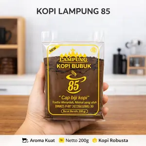 Spesial Kopi Lampung | Spesial Kopi Bubuk Cap Biji Kopi Produksi  Robusta 200gr / Kopi Bubuk