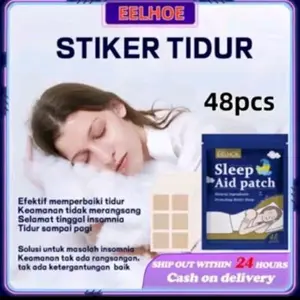 Sleep patch stiker tidur anti begadang insomnia Mata Alami