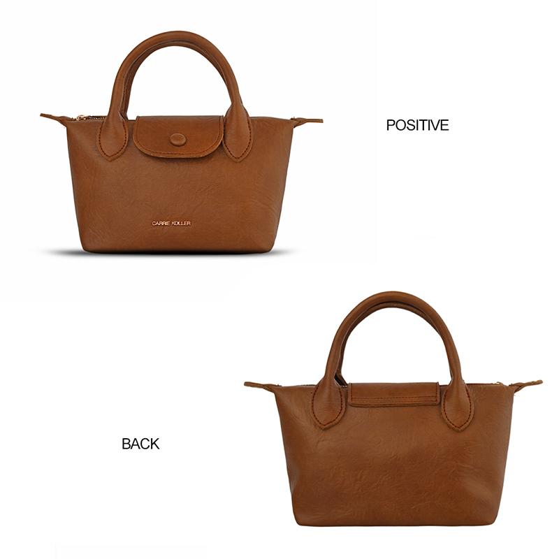 【CARRIEKOLLER】 Tas Selempang Retro Wanita Tas Bahu PU Women's Shoulder Bag