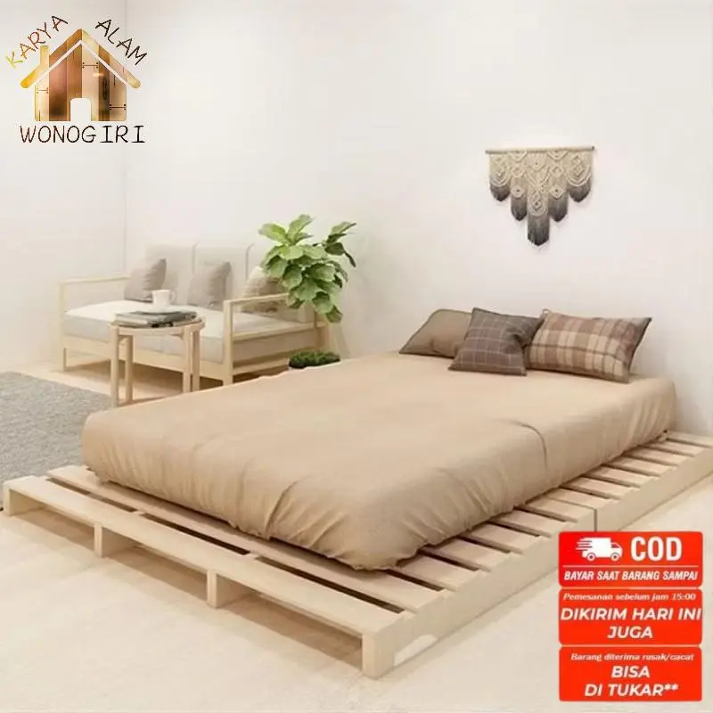 Dipan Kasur Kayu  / Alas Tempat Tidur / Tatakan Kasur / Dipan Tempat Tidur Minimalis