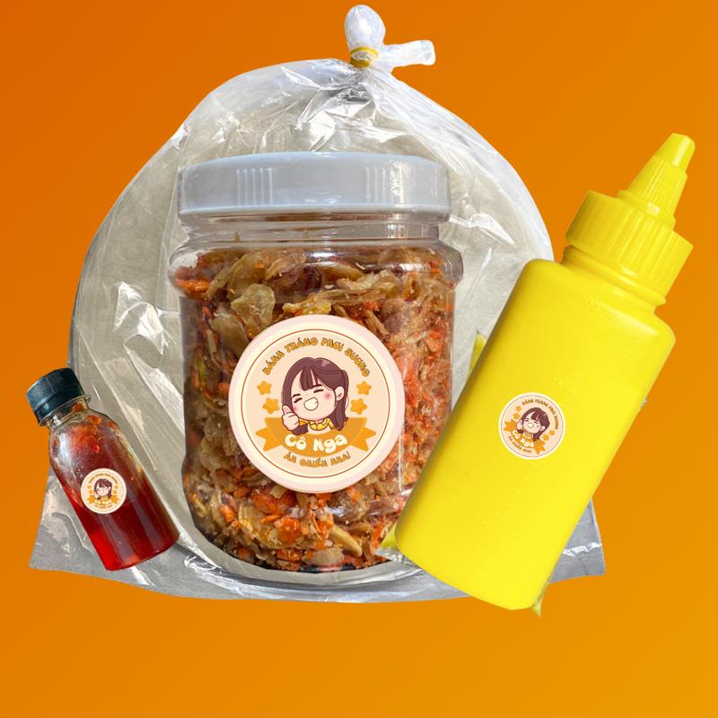 [B4] Bánh Tráng Phơi Sương kèm bơ ruốc tép hành phi sốt tắc