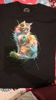 Product Review of 3DimensionWear T-Shirt 3D Abstract Art Cat - DT0037 from R**a L**a 0