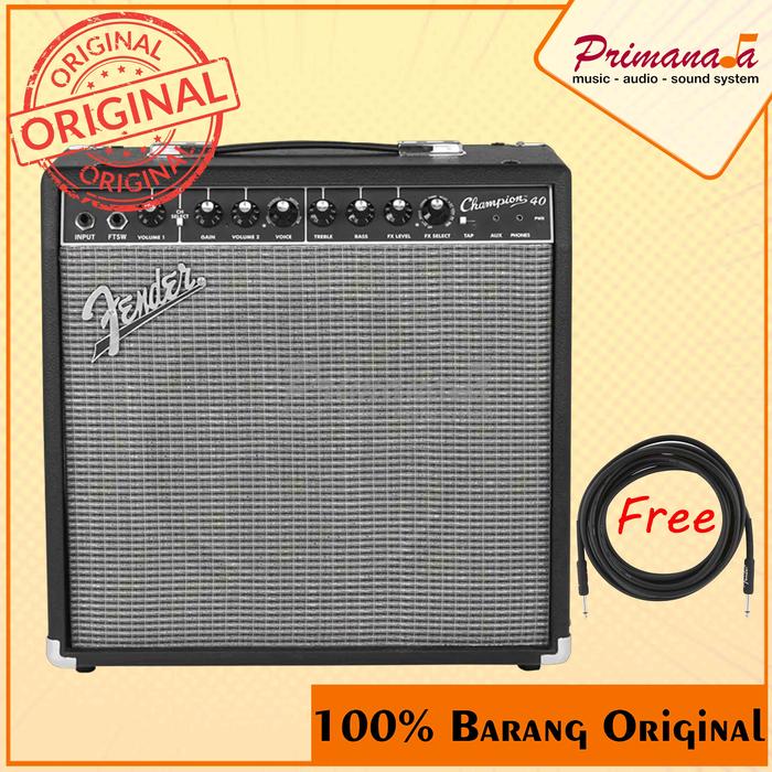 Gambar Fender Champion 40 Guitar Combo Amplifier Amp Gitar 1x12 inch 40Watt dari Primanada Kota Administrasi Jakarta Utara Tokopedia