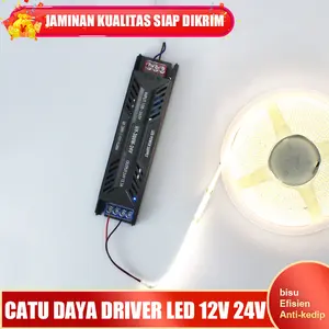 Strip Lampu LED 24V12v Adaptor Dekorasi Rumah Catu Daya Ultra-tipis Mini 60w100w200w Casing Rgb