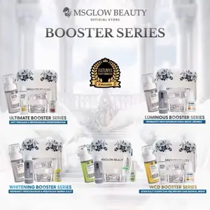 MS GLOW (isi 5 / isi 3) PAKET WAJAH TERBARU- Mencerahkan, Facial, Caviar, Kosmetik, Aging, Berjerawat, Dark, Hitam, Kusam
