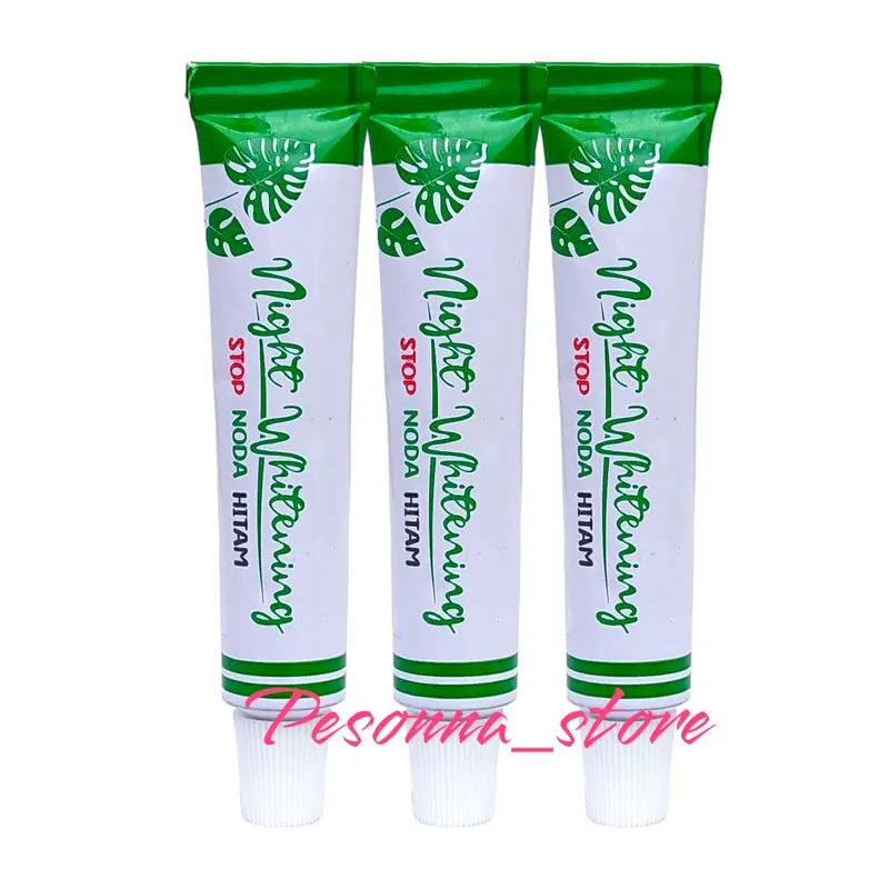 Paket 3 - Krim Pemutih Malam / Krim Dokter Liz / Krim Flek Hitam Wajah Pencerah Pelembab Perawatan 0