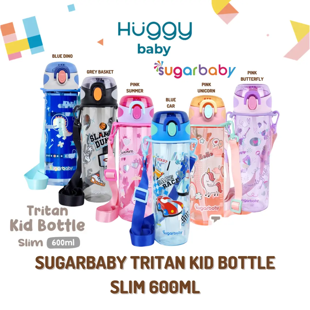 Sugarbaby Tritan Kid Bottle SLIM 600ml | Botol Minum Anak
