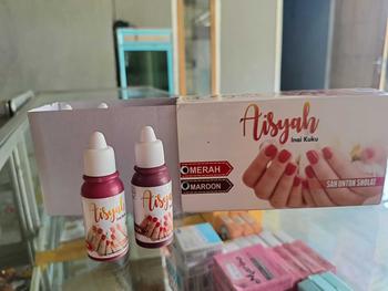 Product Review of Inai Kuku Aisyah 1 box/12pcs Maroon dan Merah from n**s g**i 0