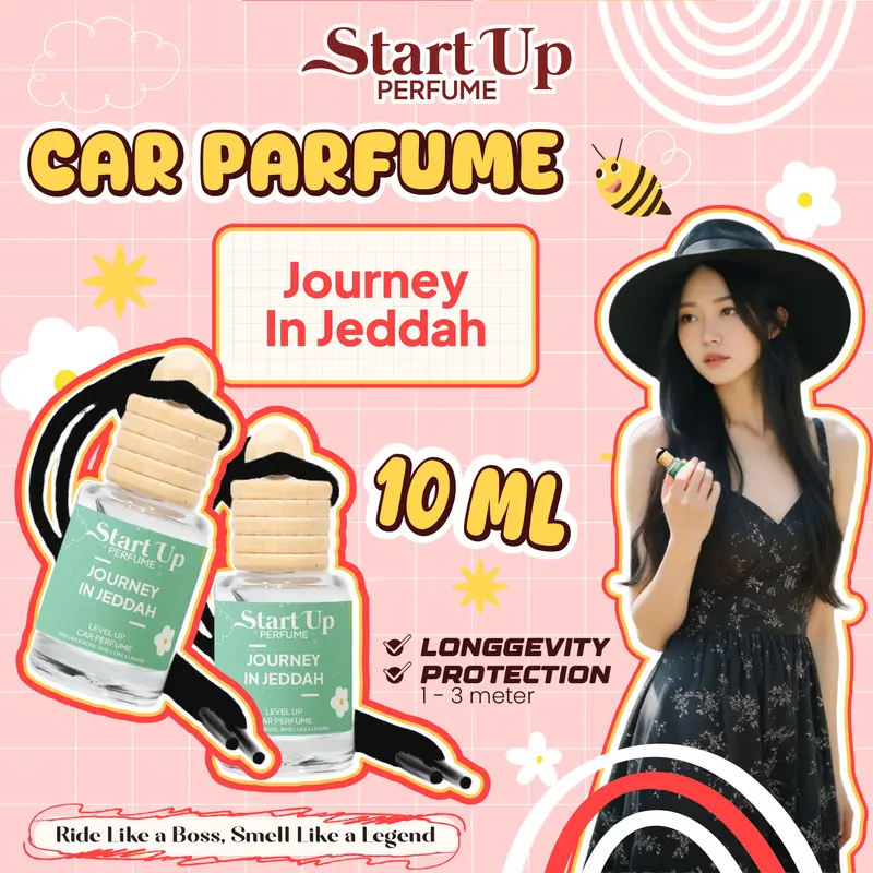 START UP Parfum Mobil British Journey In Jeddah Pengharum Anti Mual Pewangi Ruangan Kantor Toilet Kamar tidur Lemari Inspired by Fragrances Aromaterapi Mewah 0