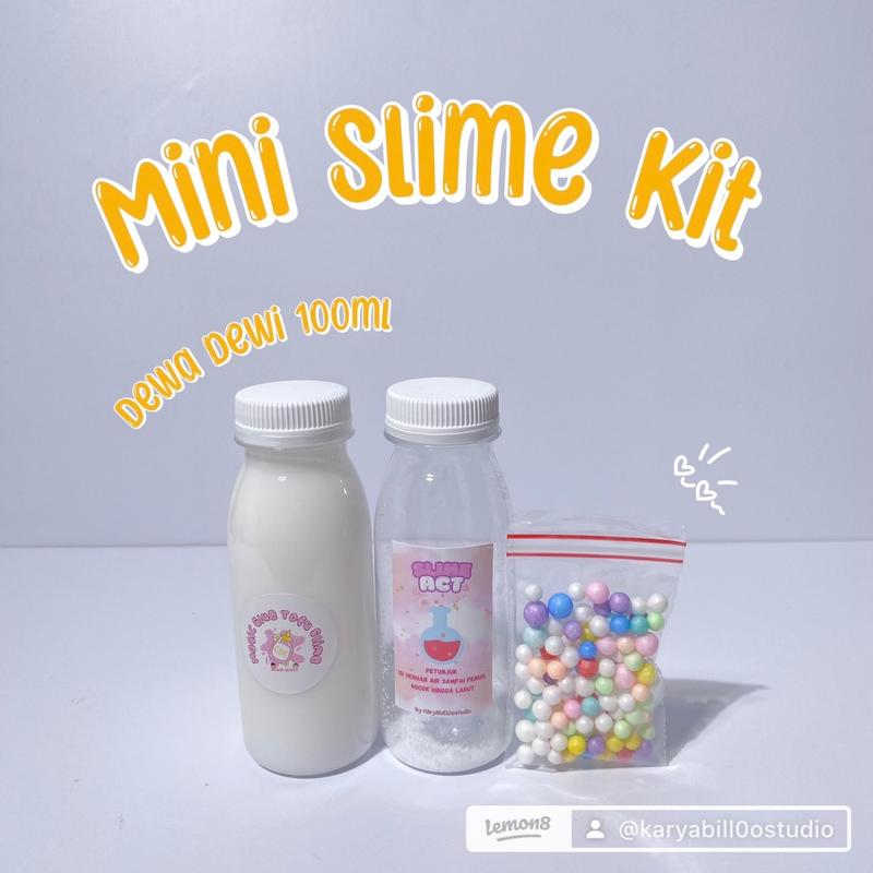 Mini Slime Kit Dewa Dewi- mainan anak anak slime  kit slime  kit slime kit 1 paket foam Toys Squishy box 0