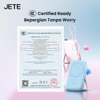 Gambar 【Sertifikat CCC】JETE A15 Powerbank Wireless Magnetic Magsafe 10000mAh 22.5W Fast Charging Built in Kabel Type C Portable Travel Power Bank Handphone - Dark Grey dari JETE Authorized Store Bali Kota Administrasi Jakarta Pusat 3 Tokopedia