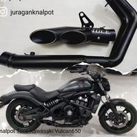 Gambar Black Viper Knalpot Fullsystem PNP Kawasaki Vulcan 650 Model Toce Underbelly dari JuraganKnalpotDotCom Kab. Purbalingga 4 Tokopedia